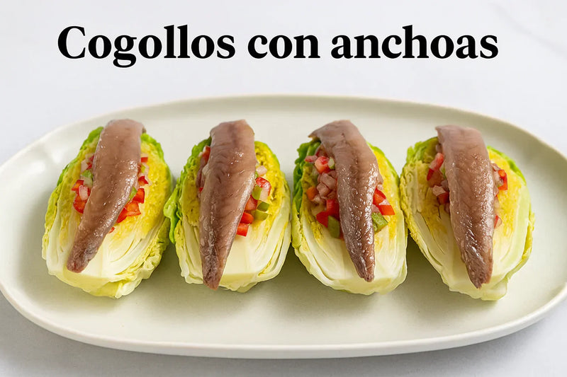Cogollos con anchoas: guía paso a paso para su elaboración