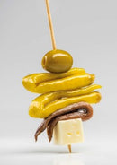 Gildas clásicas de anchoa y queso - 4 unidades