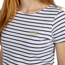 Camiseta feminina com bordado Santoña