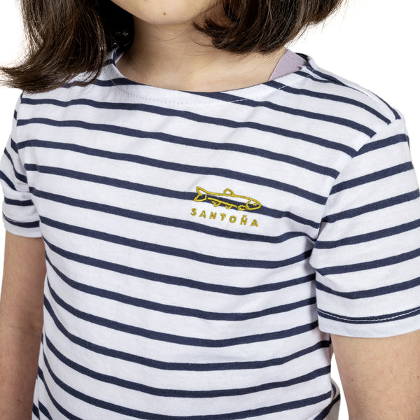 Camiseta menino bordado Santoña