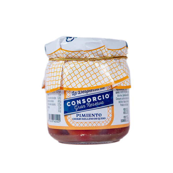 Pimenta cereja recheada com queijo - 190g